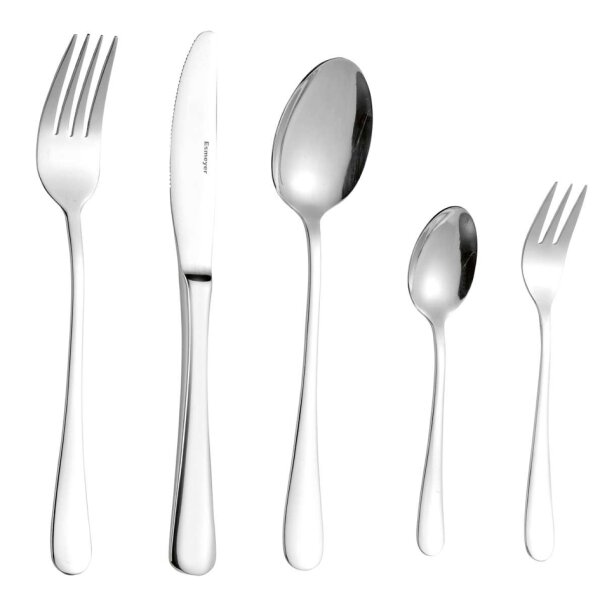 Esmeyer Cuillère à café Sylvia, 12 kit, en acier inoxyda-