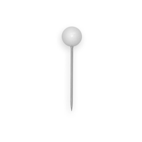 ALCO Landkartennadel 5x16mm 610 weiss 100 Stück