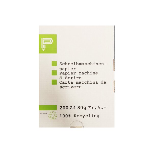ELCO Schreibmaschinenpapier A4 306091 Recycling 200 Blatt
