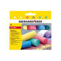 EBERHARD FABER Strassenkreide 526506 6 Farben ass. Etui
