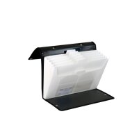 DUFCO 3-Way Flip File A4 51500.03843 noir 6 compart.