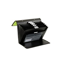 DUFCO 3-Way Flip File A4 51500.03841 vert/noir 6 compart.