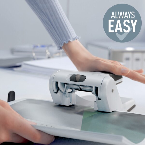 LEITZ Registraturlocher 5180, Stanzleistung: 65 Blatt, rot