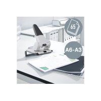 LEITZ Perforateur registre 6.3mm 51800084 gris clair 65...