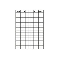 LANDRE Papier Flipchart 68x99cm 10050589 80g, quadr....