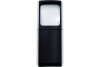 WEDO Rechtecklupe mit LED-Licht 2717501 schwarz Blister