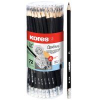 Kores crayon GRAFITOS, dureté: HB, triangulaire,...