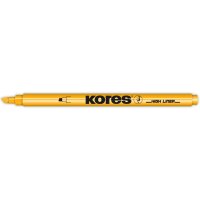 Kores Textmarker-Pen, Keilspitze: 0,5 - 3,5 mm, gelb