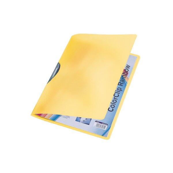 LEITZ Color Clip Rainbow A4 41760015 jaune