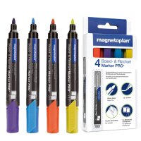 magnetoplan Board- und Flipchartmarker PRO+, sortiert