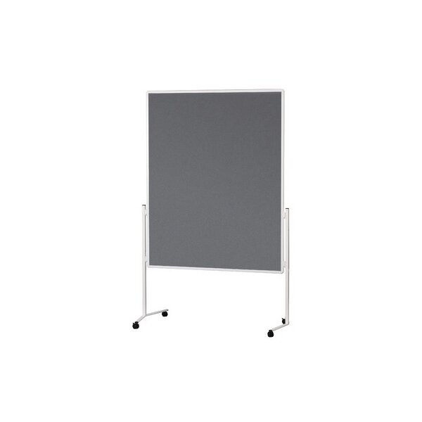 MAGNETOPLAN Moderatorentafel Filz grau 2111101 starr 1200x1500mm