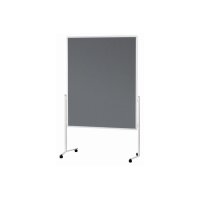 MAGNETOPLAN Moderatorentafel Filz grau 2111101 starr 1200x1500mm