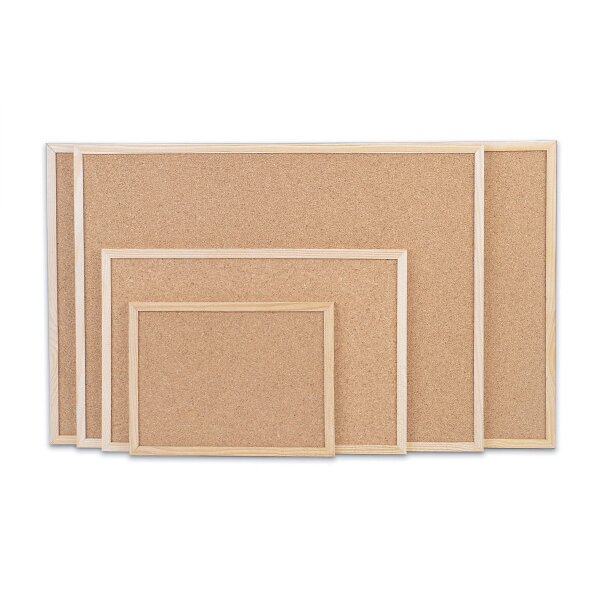 MAGNETOPLAN Korktafel mit Holzrahmen 121923 800x600mm