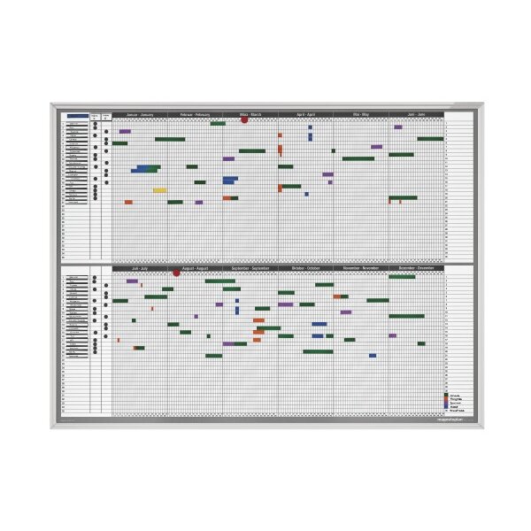 MAGNETOPLAN Urlaubs/Aktivitätenplaner 3703155 7 Tage, 30 MA 1200x900mm