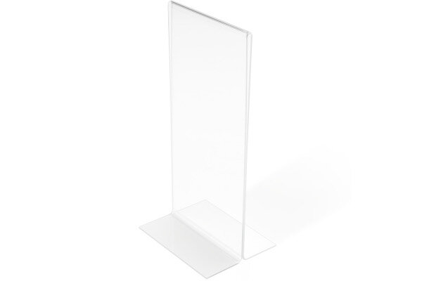 DEFLECTO Présentoir Table Acrylique A5 47901 droite, vertical