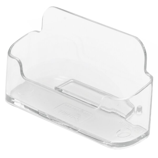 deflecto Visitenkartenhalter, 1 Fach, glasklar