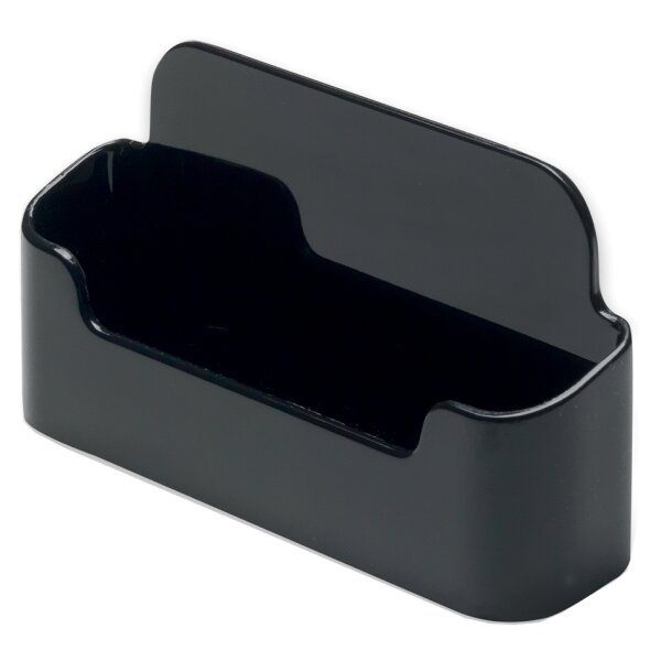 deflecto Visitenkartenhalter, 1 Fach, glasklar