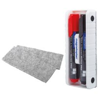 magnetoplan Effaceur de tableau aimanté avec 2...