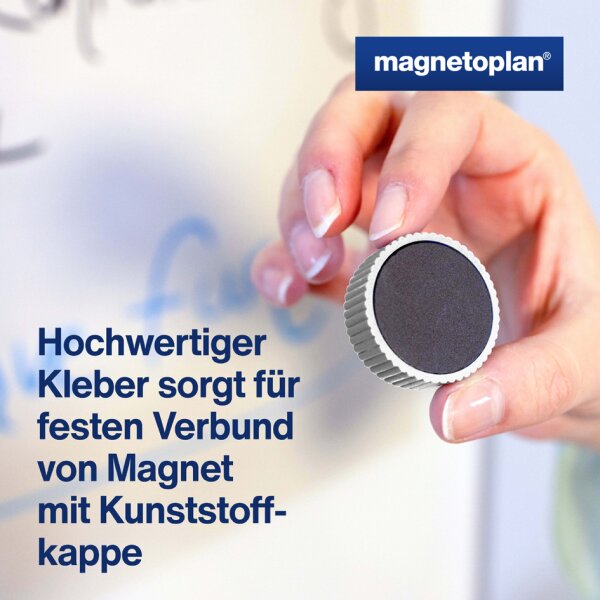 magnetoplan Discofix Rundmagnet "magnum", rot