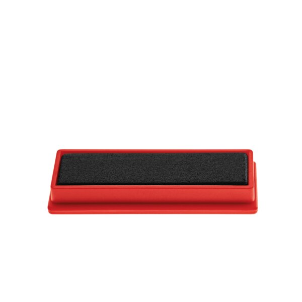 magnetoplan Rechteckmagnet, rot