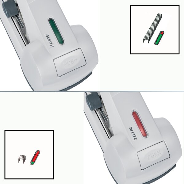 LEITZ Blockheftgerät Superheftgerät 5553, silber