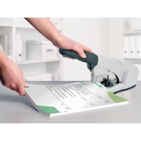 LEITZ Blockheftgerät Superheftgerät 5553, silber