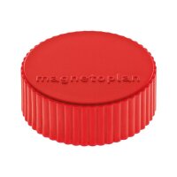 MAGNETOPLAN Aimants Magnum 16600406 rouge, Blister 4 pcs.