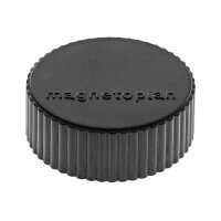 MAGNETOPLAN Aimants Magnum 16600412 noir, Blister 4 pcs.