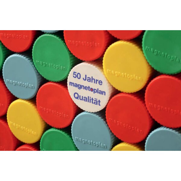 MAGNETOPLAN Haltemagnete Magnum 16600414 dunkelblau, Blister 4 Stk.