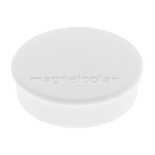 MAGNETOPLAN Haltemagnete Hobby 16645600 weiss, Blister 6 Stk.