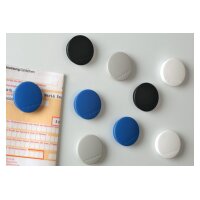 MAGNETOPLAN Haltemagnete Hobby 16645600 weiss, Blister 6 Stk.