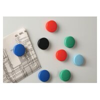 MAGNETOPLAN Aimants Hobby 16645612 noir, Blister 6 pcs.
