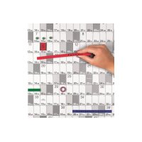 MAGNETOPLAN Ruban Magnetoflex 1261006 rouge 10mmx1m