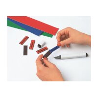 MAGNETOPLAN Ferrocard Etiketten 60x15mm 1286306 rot 115 Stück