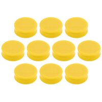 MAGNETOPLAN Magnet Ergo Large 10Stk. 16650102 goldgelb...