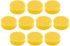 MAGNETOPLAN Aimant Ergo Large 10pcs. 16650102 jaune doré 34x17.5mm