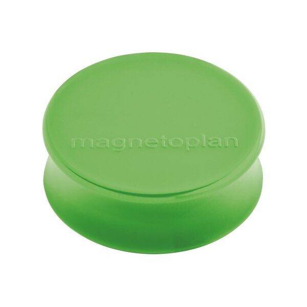 MAGNETOPLAN Aimant Ergo Large 10 pièces 16650105 vert mai 34x17.5mm