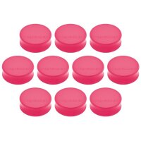 MAGNETOPLAN Magnet Ergo Large 10Stk. 1665018 pink 34x17.5mm