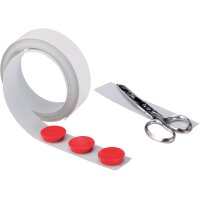 magnetoplan ruban magnétique blanc,...