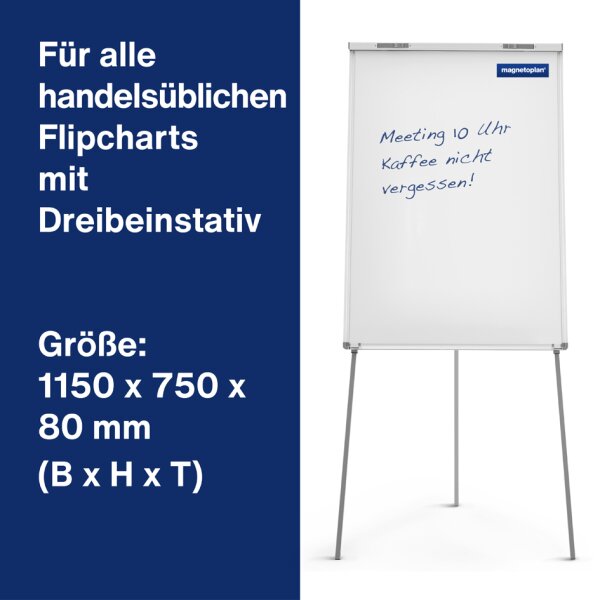 magnetoplan Tragetasche f&uuml;r Flipcharts, schwarz