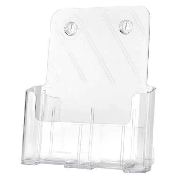deflecto Porte-brochures, incliné, A4 portrait, transparent