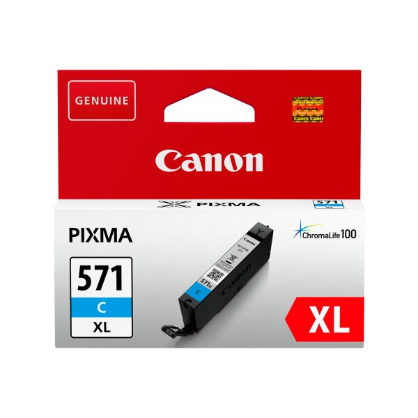 CANON Tintenpatrone XL cyan CLI-571XLC PIXMA MG5750 11ml