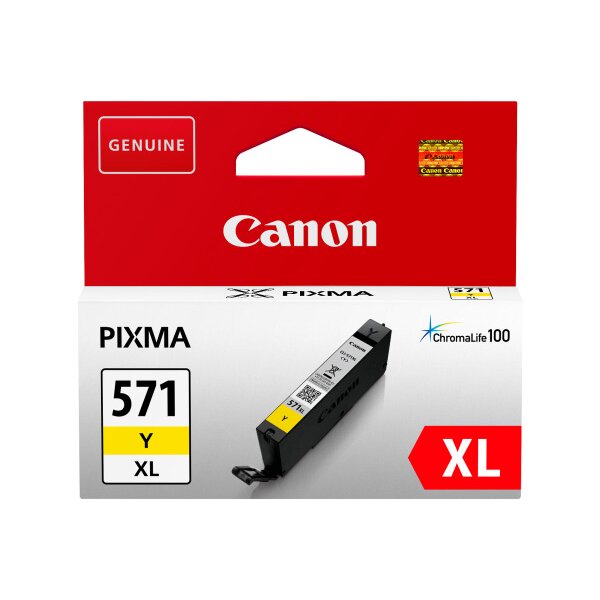 CANON Tintenpatrone XL yellow CLI-571XLY PIXMA MG5750 11ml