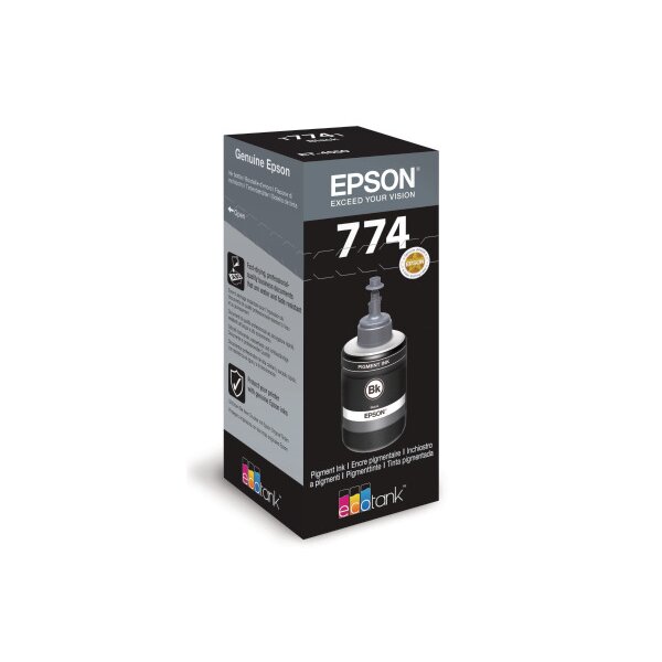 EPSON Tintenbehälter 774 pig.schwarz T774140 EcoTank ET-4550 6000 Seiten