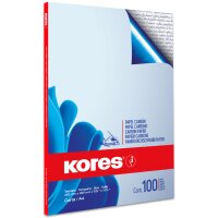 Kores Durchschreibepapier, DIN A4, blau, 100 Blatt