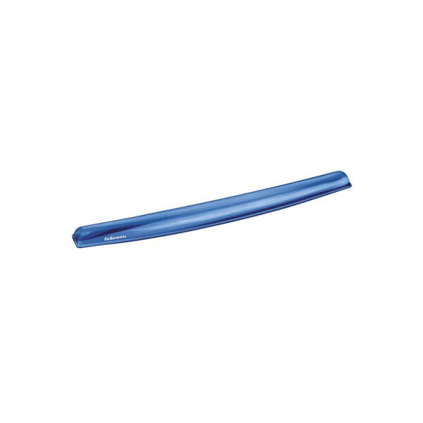 FELLOWES Handgelenkauflage Crystals 9113709 blau, f&uuml;r Tastatur, Gel