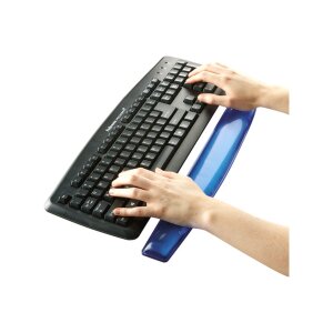 FELLOWES Handgelenkauflage Crystals 9113709 blau, für Tastatur, Gel