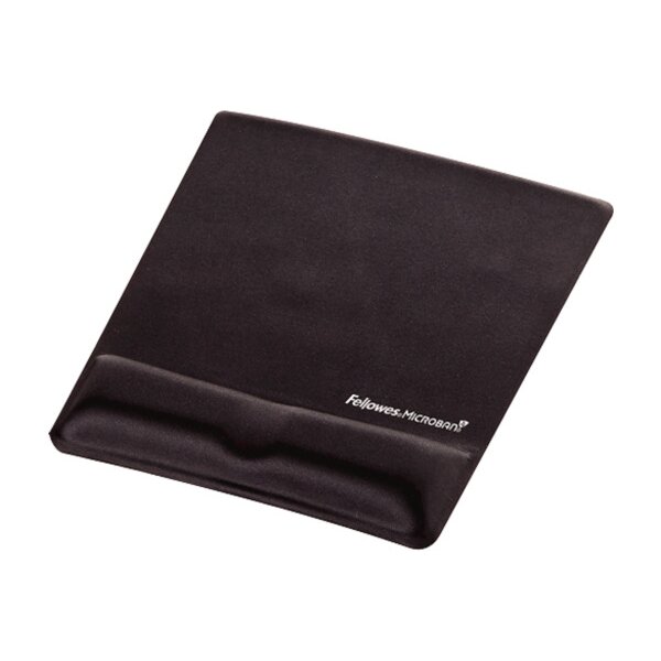 FELLOWES Mausmatte Crystals 9181201 schwarz,mit Handgelenkauflage