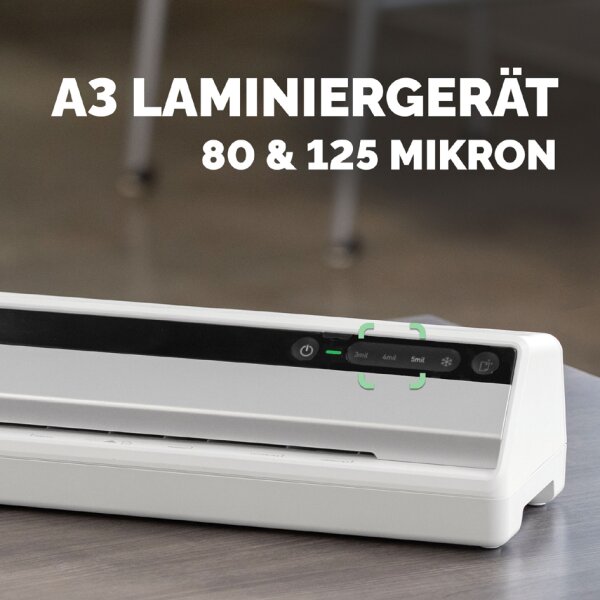 Fellowes Plastifieuse Saturn, format A3, blanc/gris