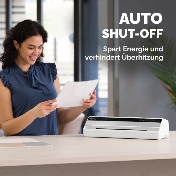 Fellowes Plastifieuse Saturn, format A3, blanc/gris